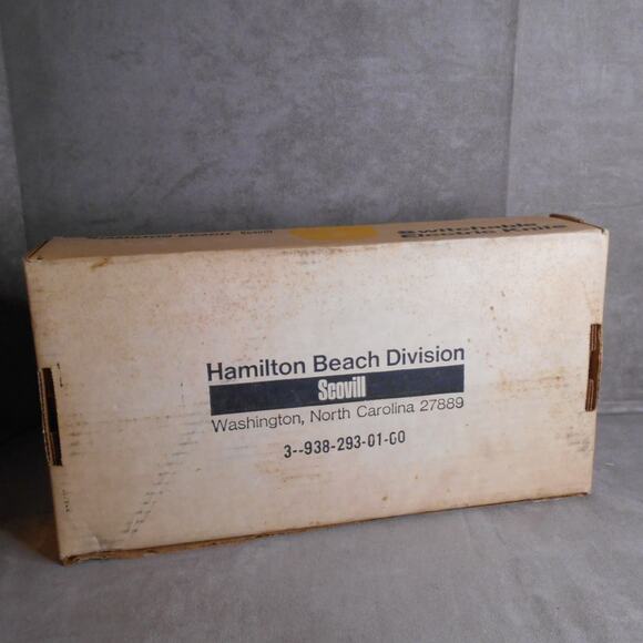 Vintage Hamilton Beach Scovill Switchable Electric Knife w/Box & Mount 293 Works - Picture 11 of 11